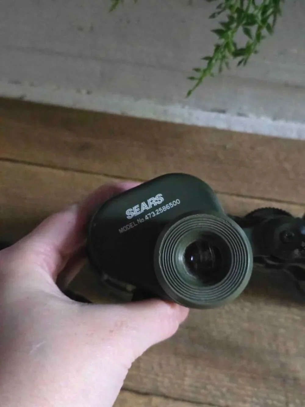 Vintage Sears Green 473.2586500 10x5mm Wide Angle 367ft at 1000yrds Binoculars